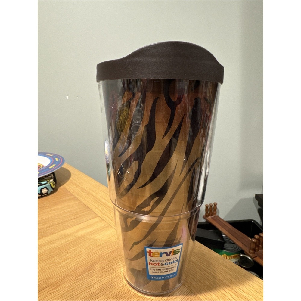 TERVIS TUMBLER 24oz Zebra Safari Inlay NWT